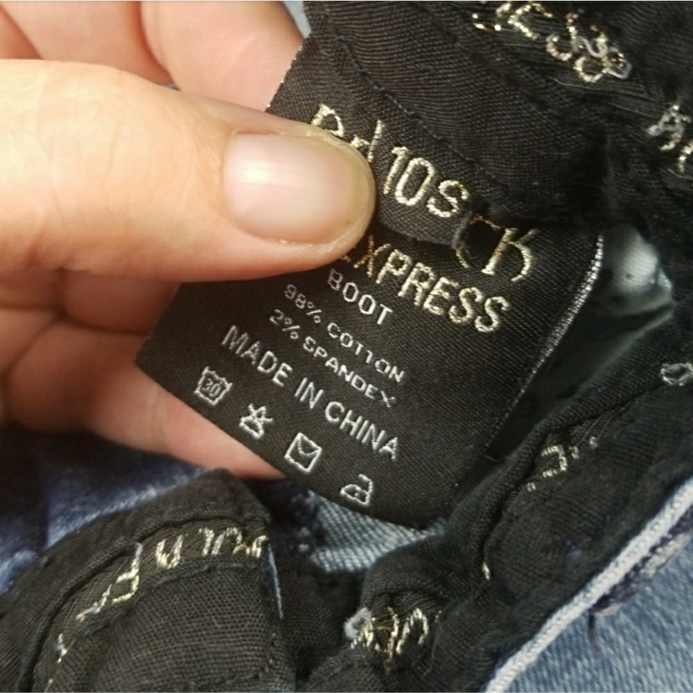 ReRock by Express distressed boot cut jeans - Picture 4 of 5